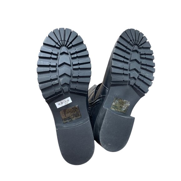 Torrid Womans Black Non Leather Below Knee Riding Boots SKU 9584 - Picture 4 of 12